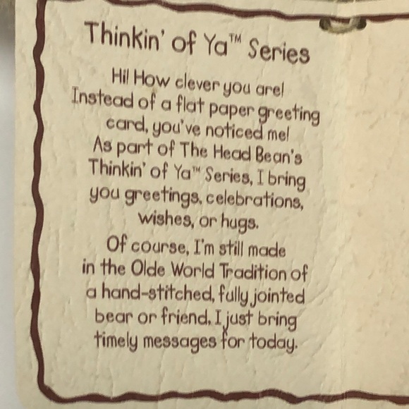 Boyds teddy bear (style #903027) - Picture 5 of 7